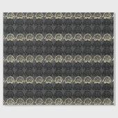 Elephant Unity Grey Stone Wrapping Paper Cadeaupapier (Vlak)