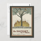 Elephant Up Briefkaart (Voorkant / Achterkant)