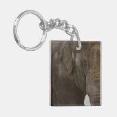 Elephant Up-Close Sleutelhanger (Voorkant Links)