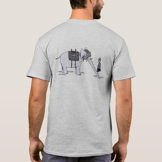 Elephant Upgrade men gray T-shirt back (Achterkant)