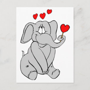 Elephant Valentijn Briefkaart