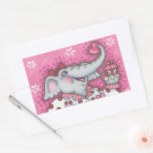 Elephant VALENTIJN STICKERS Rectangle (Envelop)