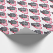 Elephant Valentijnsdag Cadeaupapier (Hoek)