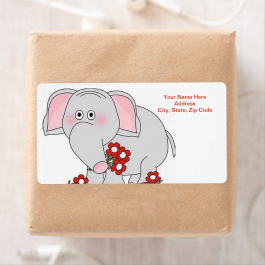 Elephant Valentijnsdag Labels (Insitu)