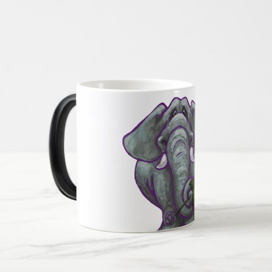 Elephant Valentijnsdag Magische Mok (Voorkant links)