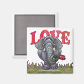 Elephant Valentijnsdag Magneet (Voorkant / Achterkant)