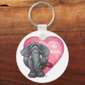 Elephant Valentijnsdag Sleutelhanger (Voorkant)