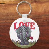 Elephant Valentijnsdag Sleutelhanger (Voorkant)