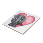 Elephant Valentijnsdag Tegeltje (Zijkant)