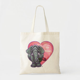 Elephant Valentijnsdag Tote Bag