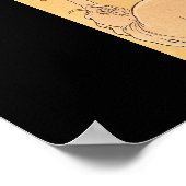 Elephant vangt een vliegende Tengu. Circa 1800 Poster (Hoek)