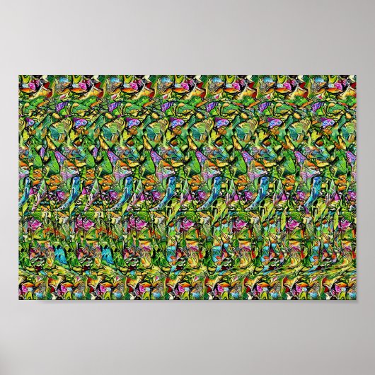 Elephant - Verborgen 3D-afdrukken Poster (Voorkant)