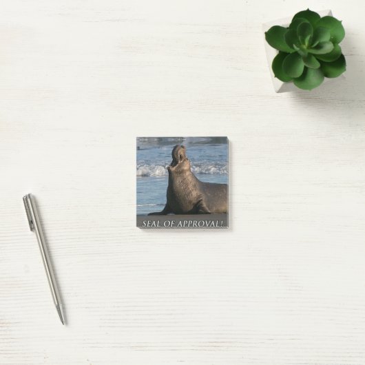 Elephant-verzegeling van goedkeuring achteraf post-it® notes (Kantoor)