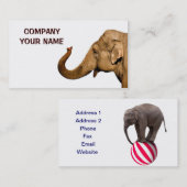 Elephant Visitekaartje (Voorkant / Achterkant)