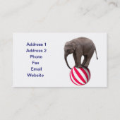 Elephant Visitekaartje (Achterkant)