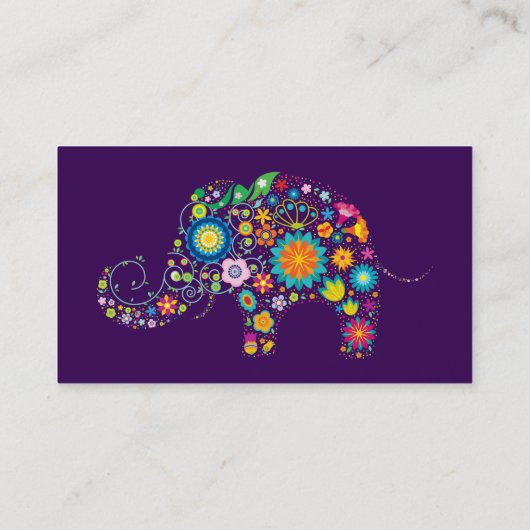 Elephant Visitekaartje (Achterkant)