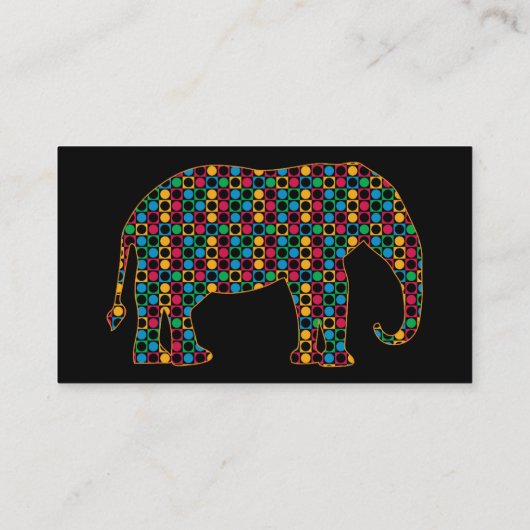 Elephant Visitekaartje (Achterkant)