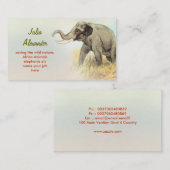 Elephant visitekaartje (Voorkant / Achterkant)