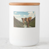 Elephant Voedselcontainer Etiket (Voorkant)