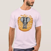 Elephant, Vogels, en de Ontwerper van de Zon Long T-shirt (Voorkant)