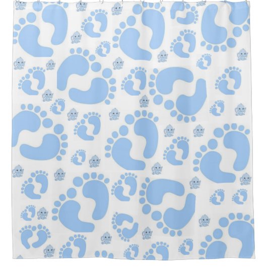 Elephant voor Baby met schoengordijn Douchegordijn (Voorkant)