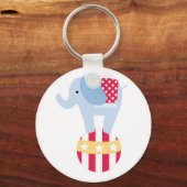 Elephant voor Circus Ball Sleutelhanger (Voorkant)