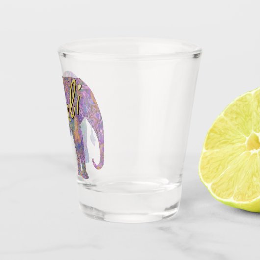 Elephant voor gekantelde boten shot glas (Rechts)