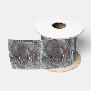 Elephant voor kunstdieren satijnen lint