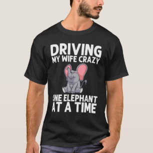 Elephant voor mannen Pap Wildlife Indische olifant T-shirt