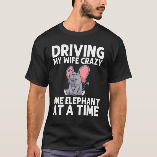 Elephant voor mannen Pap Wildlife Indische olifant T-shirt (Voorkant)