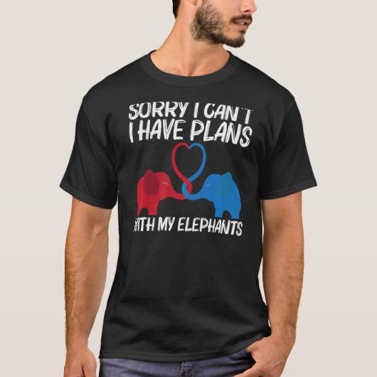 Elephant voor mannen Wilde Park Dier 2 T-shirt (Voorkant)