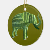 Elephant voor nationale watermeloendag keramisch ornament (Links)