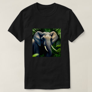 Elephant voor Oerwoud - vrij en vrij T-shirt
