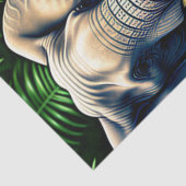 Elephant voor Oerwoud - vrij en vrij Tissuepapier (Detail)