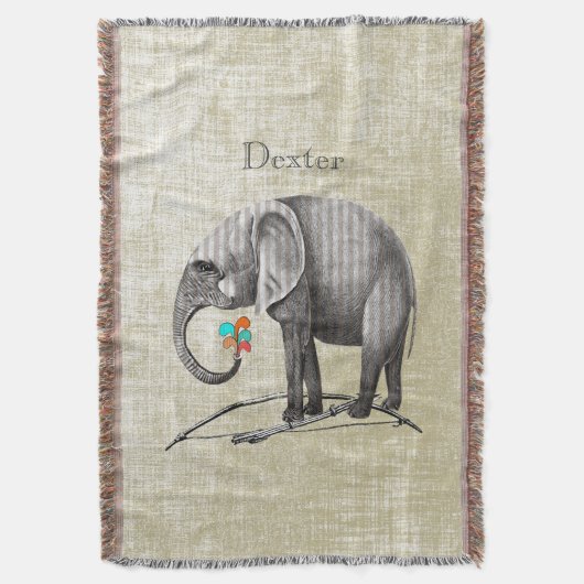 Elephant voor speciale padvinders Deken (Voorkant Verticaal)