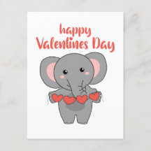 Elephant voor Valentijnsdagen die met