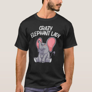 Elephant voor vrouwelijke mam Wildlife Indische ol T-shirt