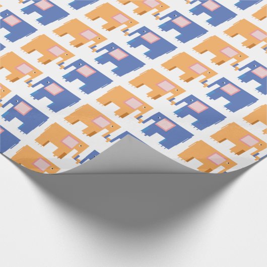 Elephant vrienden cadeaupapier (Hoek)