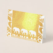 Elephant Walk Folie Kaarten (Voorkant)