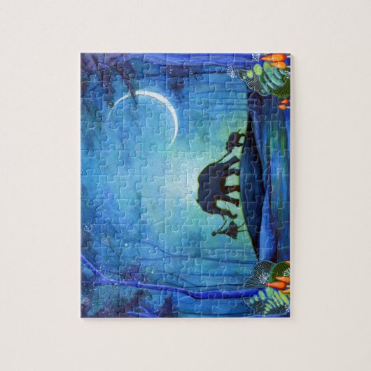 Elephant Walk Legpuzzel (Verticaal)