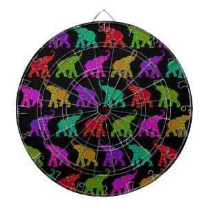 Elephant Walk Patroon tegels design Dartbord