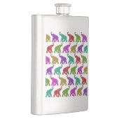 Elephant Walk Patroon tegels design Heupfles (Rechts)