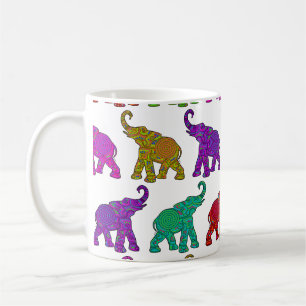 Elephant Walk Patroon tegels design Koffiemok