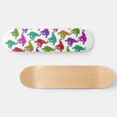 Elephant Walk Patroon tegels design Skateboard (Horizontaal)
