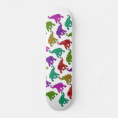 Elephant Walk Patroon tegels design Skateboard (Voorkant)