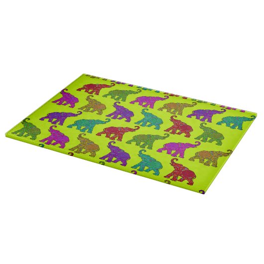 Elephant Walk Patroon tegels design Snijplank (Hoek)