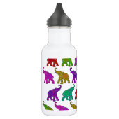 Elephant Walk Patroon tegels design Waterfles (Links)