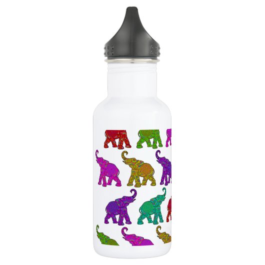 Elephant Walk Patroon tegels design Waterfles (Links)