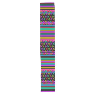 Elephant Walk & Stripes Patroon + uw ideeën Lange Tafelloper