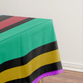 Elephant Walk & Stripes Patroon + uw ideeën Tafelkleed (Voorbeeld)